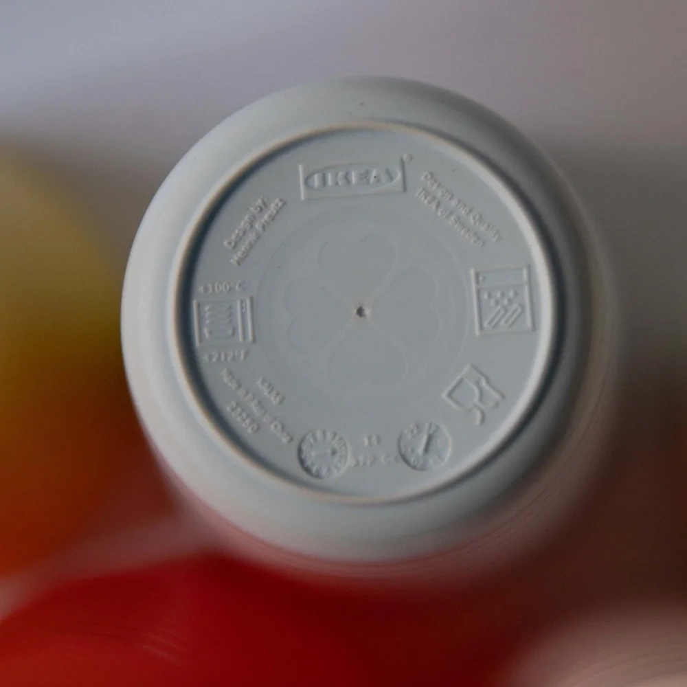 Set of 5 IKEA Henrik Preutz Kalas Plastic Travel Cups